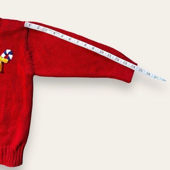 Polly Flinders Vintage Christmas Cardigan Sweater sz S/4 - Picture 11 of 13